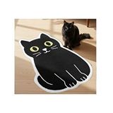 Vivense Kara Kedi Dokuma Taban Hali, 428 Yng, 120x180 Cm Çok Renkli