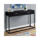 Vivense Kenzie Dresuar, Siyah, Metal Ahşap - 120 cm x 30 cm x 80 cm