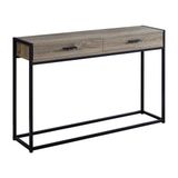 Vivense Kenzie Dresuar, Siyah, Metal, Kahve - 120 cm x 30 cm x 80 cm - Kahverengi
