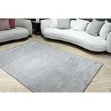 Vivense Konya Modern Çizgili Salon Halisi, Gri, 195x290