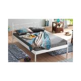 Vivense Lalas S Metal Karyola, Beyaz, 120X200 - 120 x 200 cm