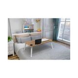 Vivense Lando Çok Amaçlı Laptop ve Tablet Sehpası, Çam, 80X40X27 - 80 cm x 40 cm - Kahverengi
