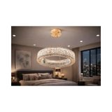 Vivense Larin Kristal Avize, 50 cm - Gold