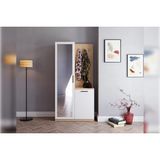 Vivense Lavo Askılıklı Aynalı Portmanto Ayakkabılık, 2 Kapaklı, 90 cm - 90 cm x 33 cm x 180 cm