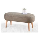 Vivense Lednok Bench Puf, Kahve Kahverengi