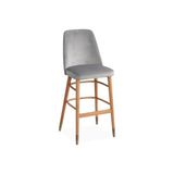 Vivense Legato Bar Sandalyesi - Gri - 50 cm x 50 cm x 85 cm