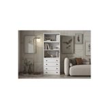 Vivense LEKSA ÇEKMECELİ RAFLI KİTAPLIK 65 CM BEYAZ KTP-1172-Ç