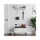 Vivense Lena Ayakkabılık, Carrara Marble - Beyaz
