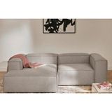 Vivense Lena Mini Köşe Koltuk, Sol Köşe, Kahverengi - 105 cm x 185 cm x 66 cm