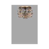 Vivense Leo Üçlü Tepsili Eskitme Plafonyer Avize - 1 cm x 1 cm x 1 cm - Şeffaf