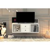 Vivense Leron Çekmeceli Duvar Tv Ünitesi Beyaz Tvt 1206 Ç - 101 cm x 30 cm x 34 cm
