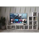 Vivense Leron Kitaplikli Rafli Tv Ünitesi Beyaz 228 Cm Tv 1275