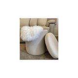 Vivense Lisa Teddy Puf, Beyaz