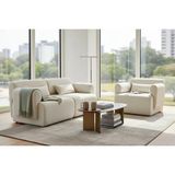 Vivense Loom Modüler Koltuk Takımı, Kırık Beyaz - 180 cm x 90 cm x 78 cm