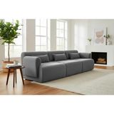 Vivense Loom Modüler Üçlü Kanepe, Gri - 260 cm x 90 cm x 78 cm