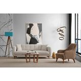 Vivense Lora Koltuk Takımı - 301 - Siyah - 185x95