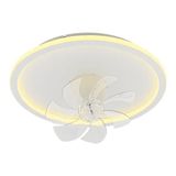 Vivense Lumiair Aydınlatma ve Hareketli Vantilatör, Beyaz, 60 cm - 60 cm x 60 cm x 18 cm