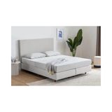 Vivense Luna Mılky Sabit Baza ve Başlık, Açık Gri, 140X200
