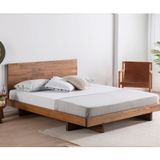 Vivense Luna Patna Ahşap Ceviz 100X200 Karyola