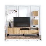 Vivense Lupin Tv Ünitesi, Safir Meşe Dec 20040 - 180 cm x 35 cm x 52 cm