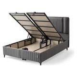 Vivense Lurex Visco Baza, 160X200 - Koyu Gri