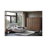 Vivense Madera Yatak Odası Takımı, Ahşap Kapaklı - Ceviz - 160X200