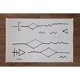 Vivense Markaev Bej Dörtgen İskandinav Kilim 006 80x150 Çok Renkli