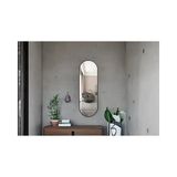 Vivense Marsah Home Çift Taraf Oval Metal Çerçeveli Ayna, Siyah