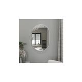 Vivense Marsah Home Marla Metal Çerçeveli Ayna, Beyaz, 60X90