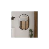 Vivense Marsah Home Marla Metal Çerçeveli Ayna, Siyah, 60X90