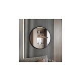 Vivense Marsah Home Metal Çerçeveli Yuvarlak Ayna, Siyah