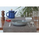 Vivense Massarelli Düz Keten Runner, Açik Gri