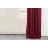 Vivense Massarelli Fon Perde Bordo Pilesiz 100x260 Kırmızı