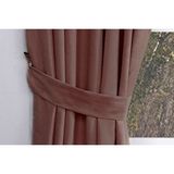 Vivense Massarelli Fon Perde Kahverengi 1-2,5 Orta Sik Pile 90x260 Çok Renkli