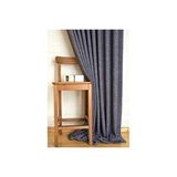 Vivense Massarelli Fon Perde Keten Lacivert 1-2 Seyrek Pile 90x260 Mavi