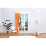 Vivense Massarelli Fon Perde Turuncu Pilesiz 150x260 Çok Renkli