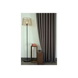 Vivense Massarelli Keten Pilesiz Fon Perde, Koyu Gri, 60x260