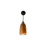 Vivense Massello Desıgn Gıorno Ahşap Sarkıt Avize Ceviz - 10.5 cm x 10.5 cm x 22 cm