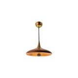 Vivense Massello Desıgn Luz Ahşap Sarkıt Avize - 29 cm x 29 cm x 16 cm - Kahverengi