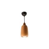 Vivense Massello Desıgn Sole Ahşap Sarkıt Avize Ceviz - 9.5 cm x 9.5 cm x 23 cm - Kahverengi