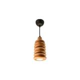 Vivense Massello Desıgn Twılıght Ahşap Sarkıt Avize Ceviz - 10 cm x 10 cm x 23 cm - Kahverengi