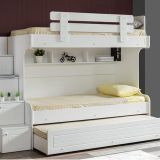 Vivense Mdf Ön Yüzeyli Ranza Su Beyaz Yavrulu 90X190 Ranza