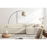 Vivense Melodi Sağ Köşe Koltuk, Beyaz - 280 cm x 175 cm x 73 cm