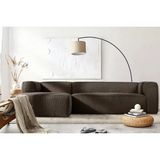 Vivense Melodi Sol Köşe Koltuk, Kahverengi - 280 cm x 175 cm x 73 cm