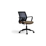 Vivense Mesh Ofis Sandalyesi, Metal Ayaklı, Kahve - Kahverengi