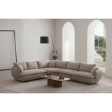 Vivense Miranda Large Köşe Koltuk, Sol - Kahverengi - 295 cm x 335 cm x 80 cm