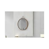 Vivense Mirora Yuvarlak Dekoratif Duvar Aynası, Meşe, 60 cm