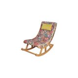 Vivense Miskin Sallanan Sandalye, Retro, Ahşap, Naturel Ayak