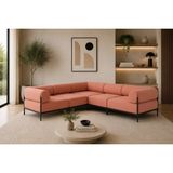Vivense Mobflix Lagom 5 Modül Köşe Koltuk Takımı, Kiremit - 245 cm x 90 cm x 75 cm