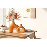 Vivense Modern Vazo Set, Soft Turuncu